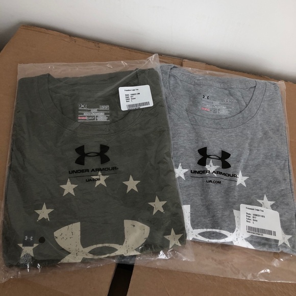 Bundle 2 Under Armour Freedom T-shirt - Picture 4 of 15
